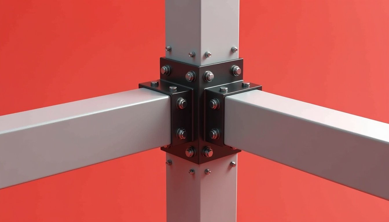 Detailed structural connection design and engineering by CHAC United for high-performance steel structures