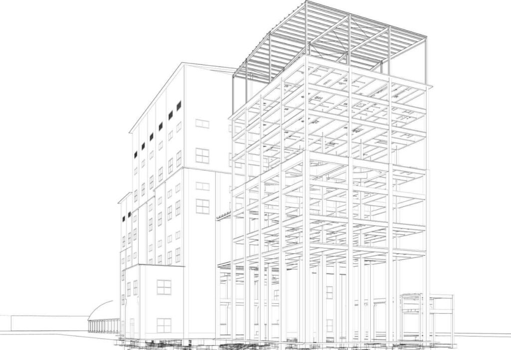 Steel detailing services in Kolkata with BIM, Tekla and AutoCAD for accurate fabrication drawings