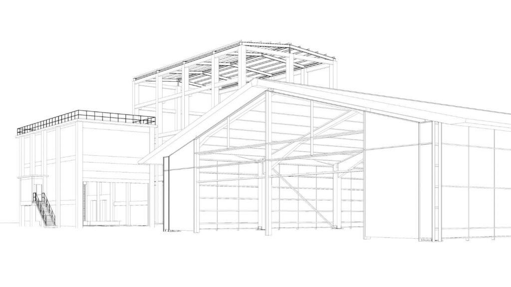 Steel Detailing Services in Delhi by CHAC United for accurate structural steel drafting and fabrication solutions.