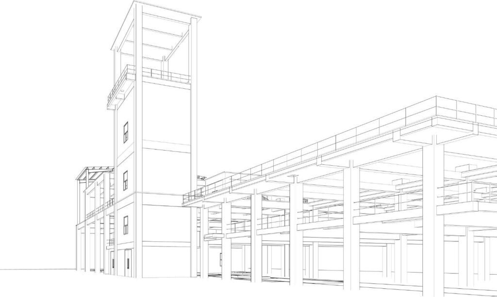 Steel detailing services in Surat ensuring precise beams, plates, and structural connections by CHAC United