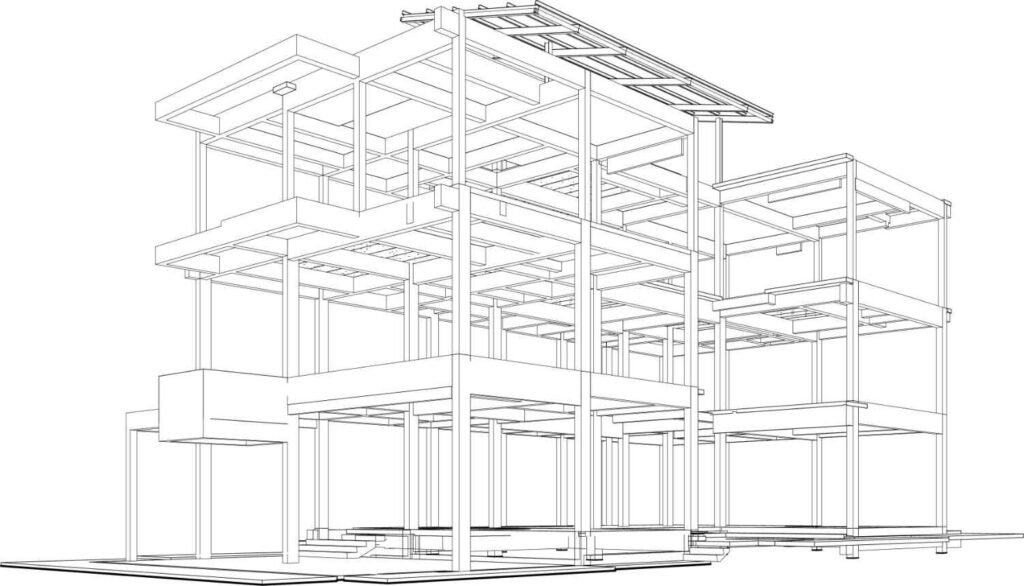 Steel Detailing Services in India by CHAC United for accurate shop drawings and structural steel detailing projects.