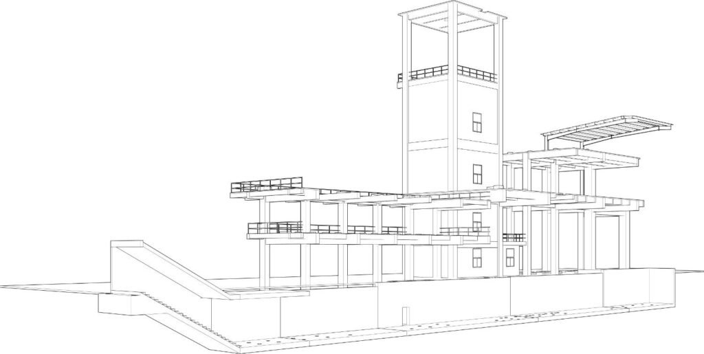 Steel Detailing Services in Maharashtra using Tekla, Revit, and AutoCAD for fabrication-ready structural models