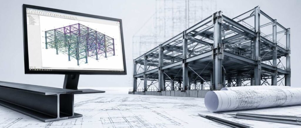 Structural Steel Detailing services in USA with accurate shop drawings, 3D modeling, connection detailing, and fabrication support.