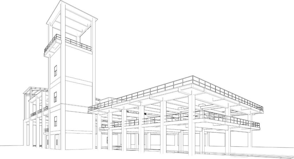 Structural Steel Detailing services in Ajman by CHAC United for accurate fabrication, shop drawings, and steel construction projects