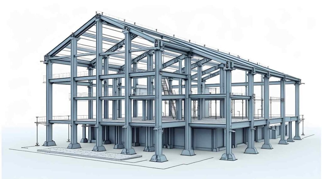 Steel Detailing in UAE with accurate fabrication drawings, 3D modeling, and connection detailing for construction projects.