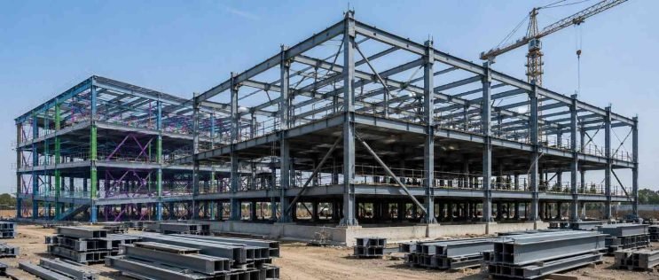 BIM and Steel Detailing Services improving 3D steel modeling, fabrication drawings, clash detection, and project coordination